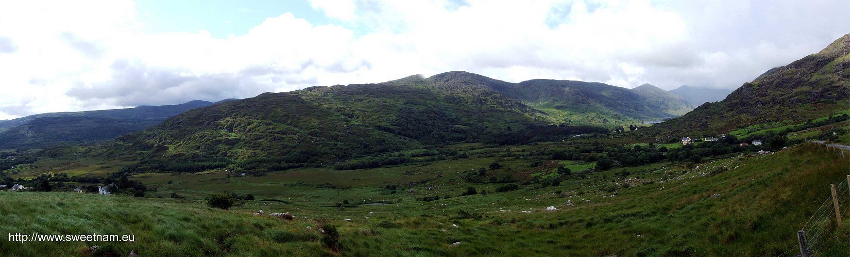 Panoramic photo of the Black Valley, Co. Kerry.