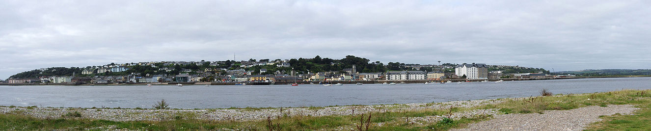 Panoramic photo of Youghal taken from Ferry Point, Co. Waterford.