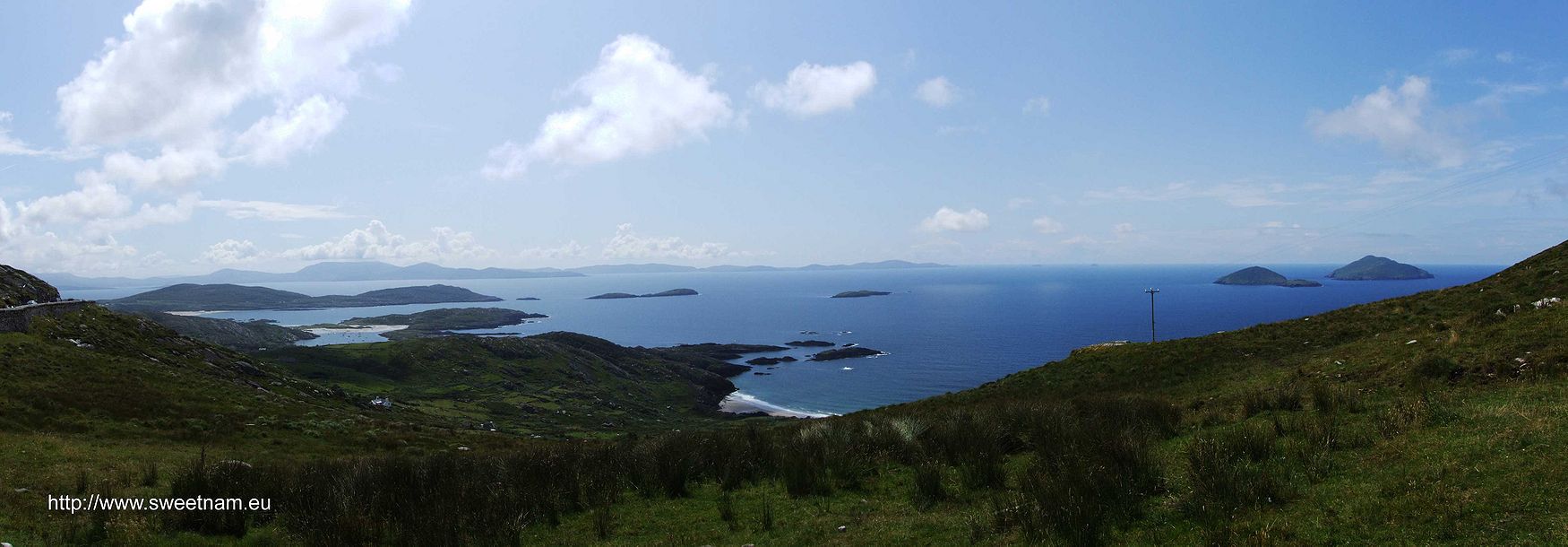 Panoramic photo of Caherdaniel, Co. Kerry.
